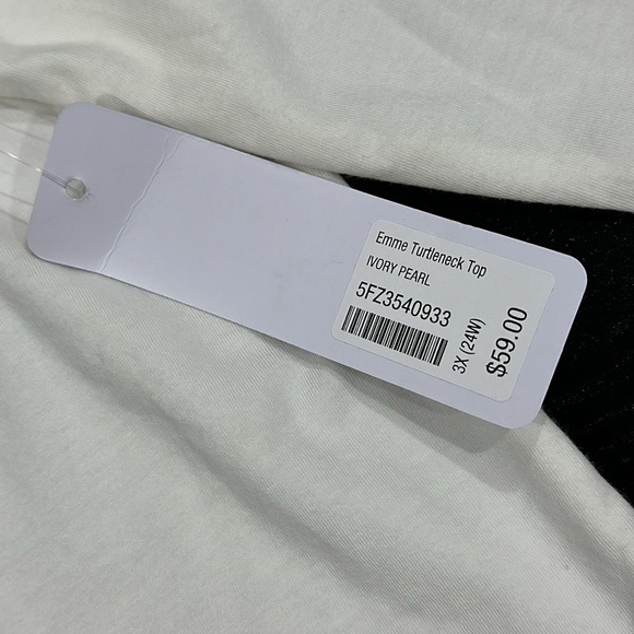 Soft Surroundings Emme Turtleneck Top - 3X - Picture 3 of 7